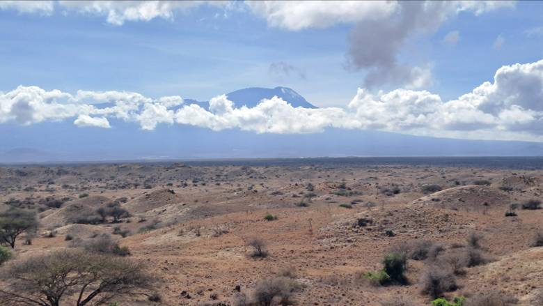 Kilimandžaro iz Masai Lodge-a